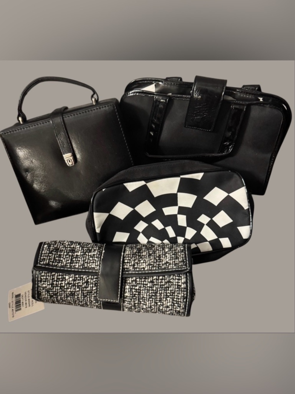 Bloomingdale's Accessories Bundle Lot - Cosmetic Bags & Jewelry Box Set